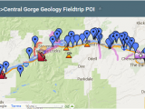 Columbia River oregon Map Columbia Gorge Geology Field Trip Ice Age Floods Institute