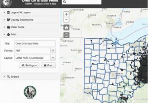 Columbia Station Ohio Map Oil Gas Well Locator