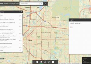 Columbine Colorado Map Mapping and Data Urban Drainage and Flood Control District