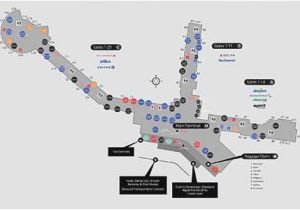 Columbus Ohio Airport Terminal Map Cleveland Airport Map Inspirational Detroit Airport Map Lovely Map