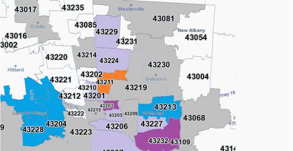 Columbus Ohio area Code Map Zip Code Map Franklin County Ohio Secretmuseum