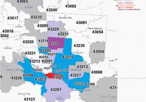 Columbus Ohio County Map toledo Ohio Zip Code Map Secretmuseum