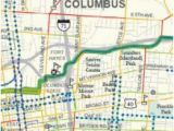 Columbus Ohio Downtown Map Columbus Oh Bike Lab