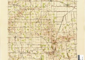Columbus Ohio Downtown Map Ohio Historical topographic Maps Perry Castaa Eda Map Collection