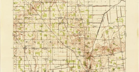 Columbus Ohio Street Map Ohio Historical topographic Maps Perry Castaa Eda Map Collection