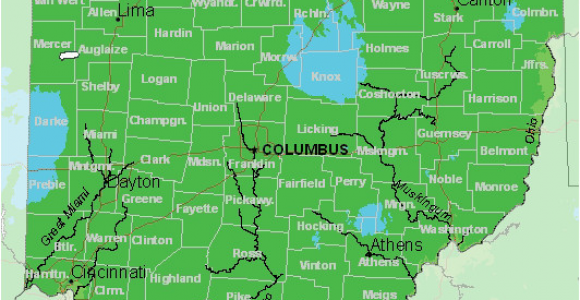 Columbus Ohio Zoning Map Map Of Usda Hardiness Zones for Ohio