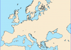 Complete Map Of Europe 36 Intelligible Blank Map Of Europe and Mediterranean