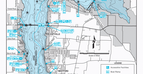 Conneaut Ohio Map Pymatuning Lake Ohio Let S Go Fishing Ohio State Parks Best