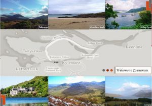 Connemara Ireland Map Snippet Of What is to Be Found In Connemara On the