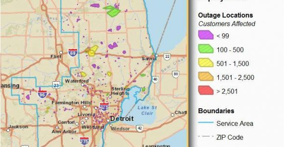 Consumers Energy Outage Map Michigan Consumers Energy Power Outage Map Maps Directions
