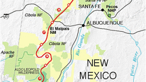 Continental Divide Map Colorado New Mexico Continental Divide National Scenic Trail World Of Maps