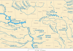 Continental Divide Map Minnesota Map Of north Dakota