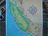 Corning California Map I Painted A Fantasy Watercolor Map Of California Map Map