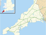 Cornwall On Map Of England Promontory forts Of Cornwall Wikipedia