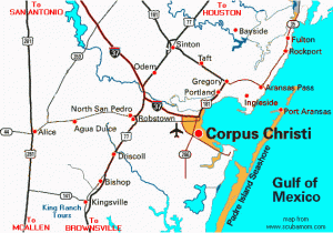 Corpus Christi Map Of Texas City Map Of Corpus Christi Texas Business Ideas 2013