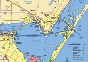 Corpus Christi Map Of Texas Maps A Port Of Corpus Christi