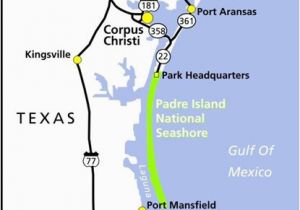 Corpus Christi On Texas Map Maps Padre island National Seashore U S National Park Service