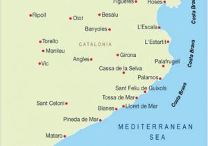 Costa Brava Map Spain Map Of Costa Brave and Travel Information Download Free