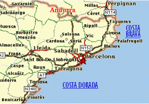 Costa Brava Spain Map Map Of Costa Brave and Travel Information Download Free Map Of