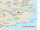 Costa Brava Spain Map Map Of Costa Brave and Travel Information Download Free Map Of