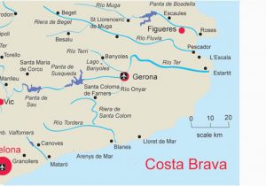 Costa Brava Spain Map Map Of Costa Brave and Travel Information Download Free Map Of