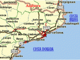 Costa Dorada Spain Map Map Of Costa Brave and Travel Information Download Free Map Of