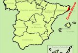 Costa Dorada Spain Map Map Of Costa Brave and Travel Information Download Free Map Of