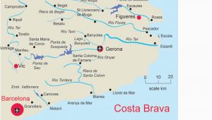 Costa Dorada Spain Map Map Of Costa Brave and Travel Information Download Free Map Of