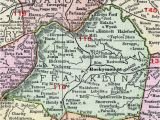 Cotopaxi Colorado Map Franklin County Virginia Map 1911 Rand Mcnally Rocky Mount