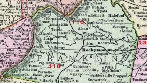 Cotopaxi Colorado Map Franklin County Virginia Map 1911 Rand Mcnally Rocky Mount