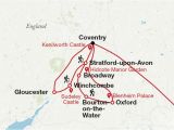 Cotswolds Map England Romantische Cotswolds