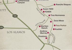 Cottonwood California Map Enjoy Christmas On the Foxen Canyon Wine Trail This Weekend