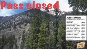 Cottonwood Pass Colorado Map Cottonwood Pass Closing for 2018 Summer Free Content
