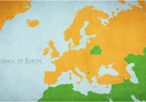 Council Of Europe Map Maps Of Europe European Culture and Politics