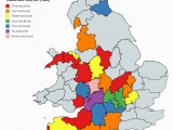 Counties In England Map Historic Counties Of England Wales by Number Of Exclaves