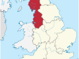 Counties In England Map north West England Wikipedia