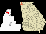 Counties In Georgia Map Chattanooga Valley Georgia Wikipedia