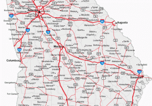 Counties In Georgia Map with Cities Map Of Georgia Cities Georgia Road Map