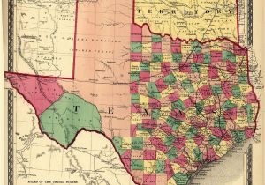 Counties In Texas Map Texas Counties Map Published 1874 Maps Texas County Map Texas