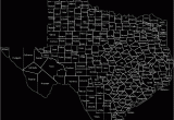 County and City Map Of Texas Map Of Texas Black and White Sitedesignco Net