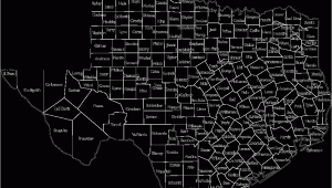 County and City Map Of Texas Map Of Texas Black and White Sitedesignco Net