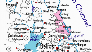 County Antrim Ireland Map Larne Ireland Map Of Larne Clover Ireland Map northern