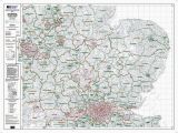 County Boundaries Map England Os Administrative Boundary Map Local Government Sheet 6