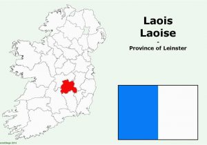 County Longford Ireland Map Counties In the Province Of Leinster In Ireland