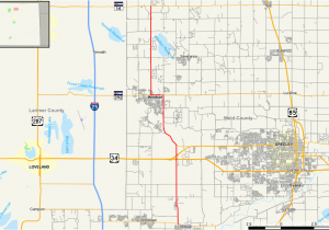 County Map for Colorado Colorado State Highway 257 Wikipedia