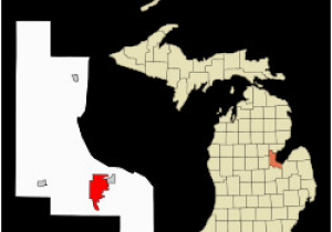 County Map for Michigan Bay City Michigan Wikipedia