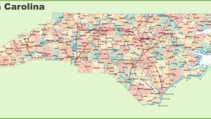 County Map north Carolina with Cities Road Map Of north Carolina with Cities