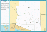 County Map Of Arizona with Cities Printable Maps Reference