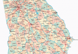 County Map Of atlanta Georgia Georgia Road Map Ga Road Map Georgia Highway Map