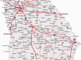 County Map Of Michigan with Roads Map Of Georgia Cities Georgia Road Map